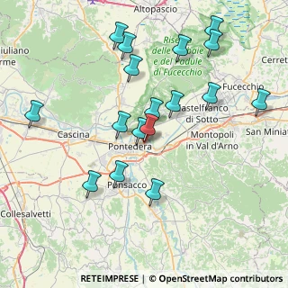 Mappa VIA TOSCO ROMAGNOLA ANGOLO, 56025 Pontedera PI, Italia (8.30941)