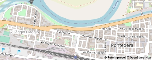 Mappa Pontedera
