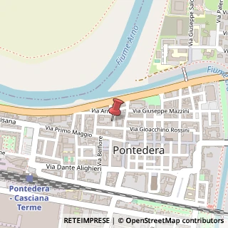 Mappa Via Goffredo Mameli, 14, 56025 Pontedera, Pisa (Toscana)