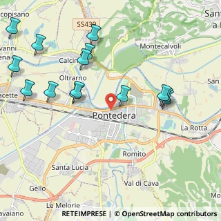 Mappa Via Goffredo Mameli, 56025 Pontedera PI, Italia (2.51286)