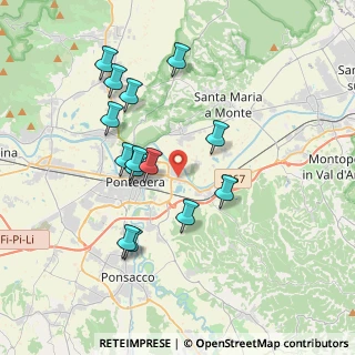 Mappa Via Padre Eugenio Barsanti, 56025 Pontedera PI, Italia (3.64286)