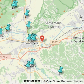 Mappa Via Tommaso Edison, 56025 Pontedera PI, Italia (6.05167)