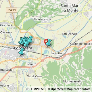 Mappa Via Thomas Edison, 56025 Pontedera PI, Italia (2.04833)