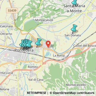 Mappa Via Thomas Edison, 56025 Pontedera PI, Italia (2.31909)