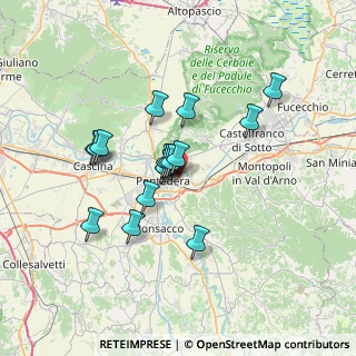 Mappa Via Tosco Romagnola Est, 56025 Pontedera PI, Italia (5.70412)