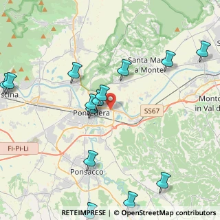 Mappa Via Tosco Romagnola Est, 56025 Pontedera PI, Italia (5.25857)