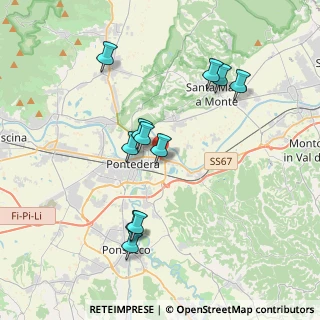 Mappa Via Tosco Romagnola Est, 56025 Pontedera PI, Italia (3.71182)