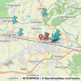 Mappa Piazza Donna Paola Piaggio, 56025 Pontedera PI, Italia (1.67)