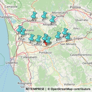 Mappa Piazza della Concordia, 56025 Pontedera PI, Italia (12.86385)