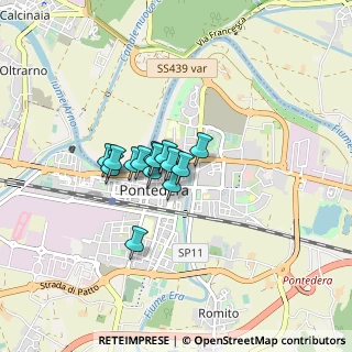Mappa Piazza della Concordia, 56025 Pontedera PI, Italia (0.50857)