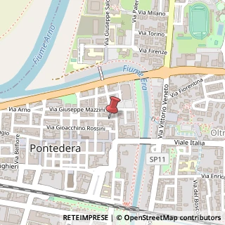 Mappa Piazza della Concordia, 7, 56025 Pontedera, Pisa (Toscana)