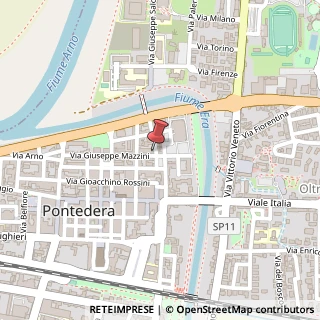 Mappa Via Giuseppe Mazzini, 66, 56025 Pontedera, Pisa (Toscana)