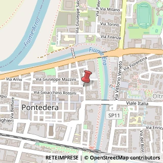 Mappa Piazza concordia 6, 56025 Pontedera, Pisa (Toscana)