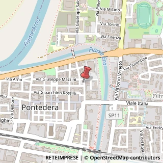 Mappa Piazza della Concordia, 2, 56025 Pontedera, Pisa (Toscana)