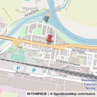 Mappa Via Tosco Romagnola Ovest, 121, 56025 Pontedera, Pisa (Toscana)