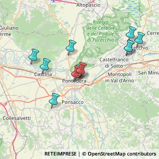 Mappa Via Indipendenza c, 56025 Pontedera PI, Italia (8.06545)