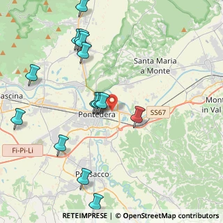 Mappa Via Indipendenza c, 56025 Pontedera PI, Italia (4.76067)