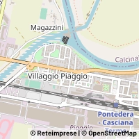 Mapa Pontedera
