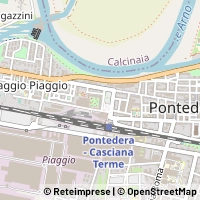 Map Pontedera