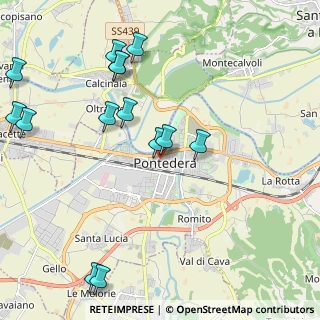 Mappa Piazza Andrea da Pontedera, 56025 Pontedera PI, Italia (2.56286)