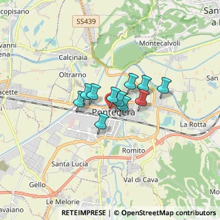 Mappa Piazza Andrea da Pontedera, 56025 Pontedera PI, Italia (0.96455)