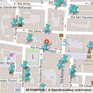 Mappa Piazza Andrea da Pontedera, 56025 Pontedera PI, Italia (0.1045)