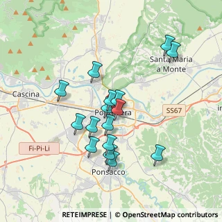Mappa Via I Maggio, 56025 Pontedera PI, Italia (3.26688)
