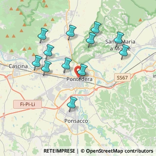 Mappa Via I Maggio, 56025 Pontedera PI, Italia (4.04)