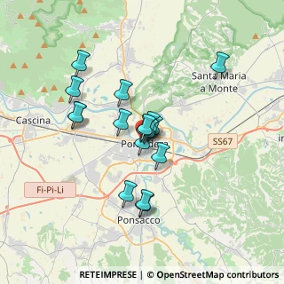 Mappa Via Silvio Pellico, 56025 Pontedera PI, Italia (2.79529)