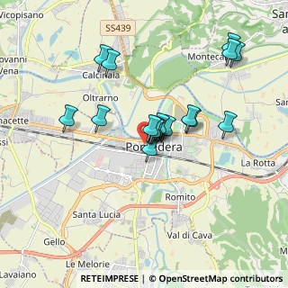 Mappa Via Dodici Aprile, 56025 Pontedera PI, Italia (1.57118)