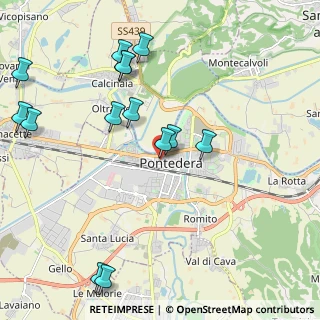 Mappa Via Dodici Aprile, 56025 Pontedera PI, Italia (2.48714)