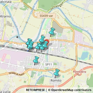 Mappa Via Guerrazzi, 56025 Pontedera PI, Italia (0.70833)