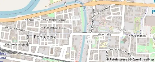 Mappa Pontedera