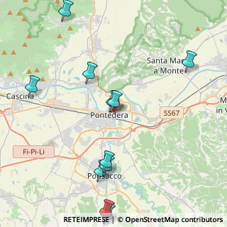 Mappa Via Guerrazzi, 56025 Pontedera PI, Italia (5.22)