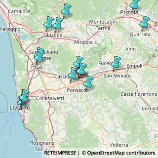 Mappa Via P. D. Guerrazzi, 56025 Pontedera PI, Italia (19.1225)