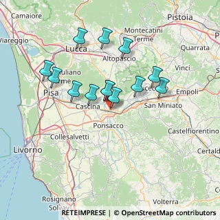 Mappa Via Guerrazzi, 56025 Pontedera PI, Italia (12.93154)