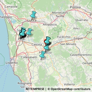 Mappa Via P. D. Guerrazzi, 56025 Pontedera PI, Italia (14.0825)