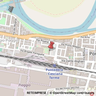 Mappa Via Sacco e Vanzetti, 41, 56025 Pontedera, Pisa (Toscana)