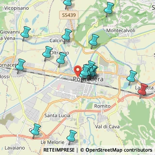 Mappa Via Sacco e Vanzetti, 56025 Pontedera PI, Italia (2.2485)
