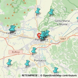 Mappa Via Sacco e Vanzetti, 56025 Pontedera PI, Italia (4.67)