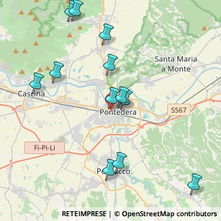 Mappa Via Sacco e Vanzetti, 56025 Pontedera PI, Italia (4.72917)