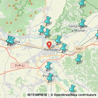 Mappa Via Sacco e Vanzetti, 56025 Pontedera PI, Italia (5.664)