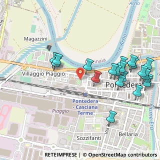 Mappa Via Sacco e Vanzetti, 56025 Pontedera PI, Italia (0.6005)