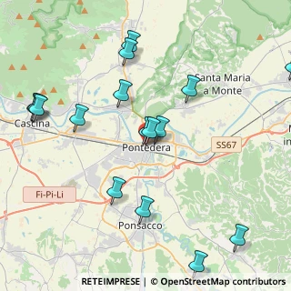 Mappa Piazza Cavour, 56025 Pontedera PI, Italia (4.9175)