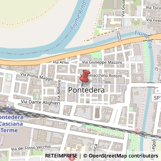 Mappa Piazza Cavour, 15, 56025 Pontedera, Pisa (Toscana)