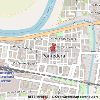 Mappa Piazza Camillo Benso Conte di Cavour, 13, 56025 Pontedera, Pisa (Toscana)