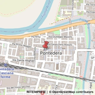 Mappa Via Roma, 8, 56025 Pontedera, Pisa (Toscana)
