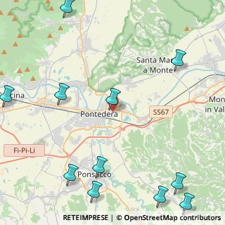 Mappa Via Madre Teresa di Calcutta, 56025 Pontedera PI, Italia (6.64727)