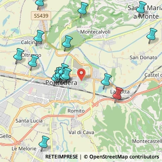 Mappa Via Madre Teresa di Calcutta, 56025 Pontedera PI, Italia (2.705)