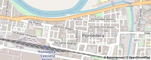 Mappa Pontedera